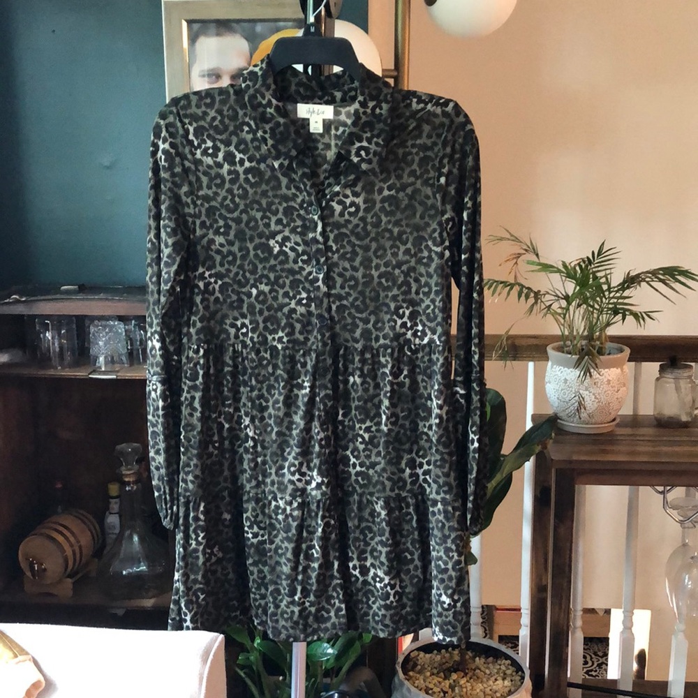 Style & Co Leopard Print Tunic